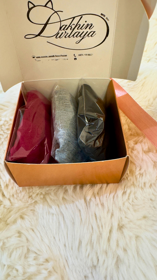 🩶 Өндөр суудалтай, оёдолгүй даавуун 3 ширхэг дотуур өмдний багц