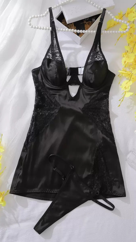 Сатин болон торон материал хосолсон  lingerie dress 2 хос