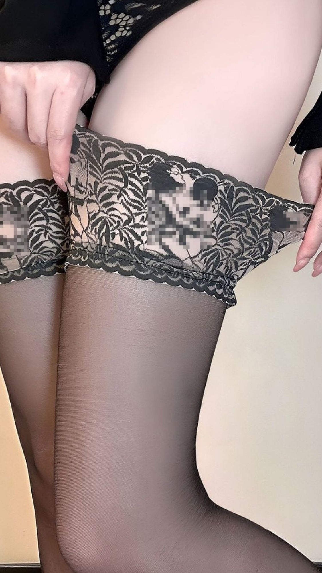 🖤 Торон ... зурган захтай thigh-high трико оймс