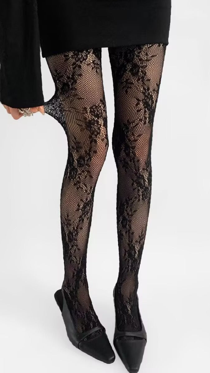 🌹 Цэцгэн хээтэй торон трико