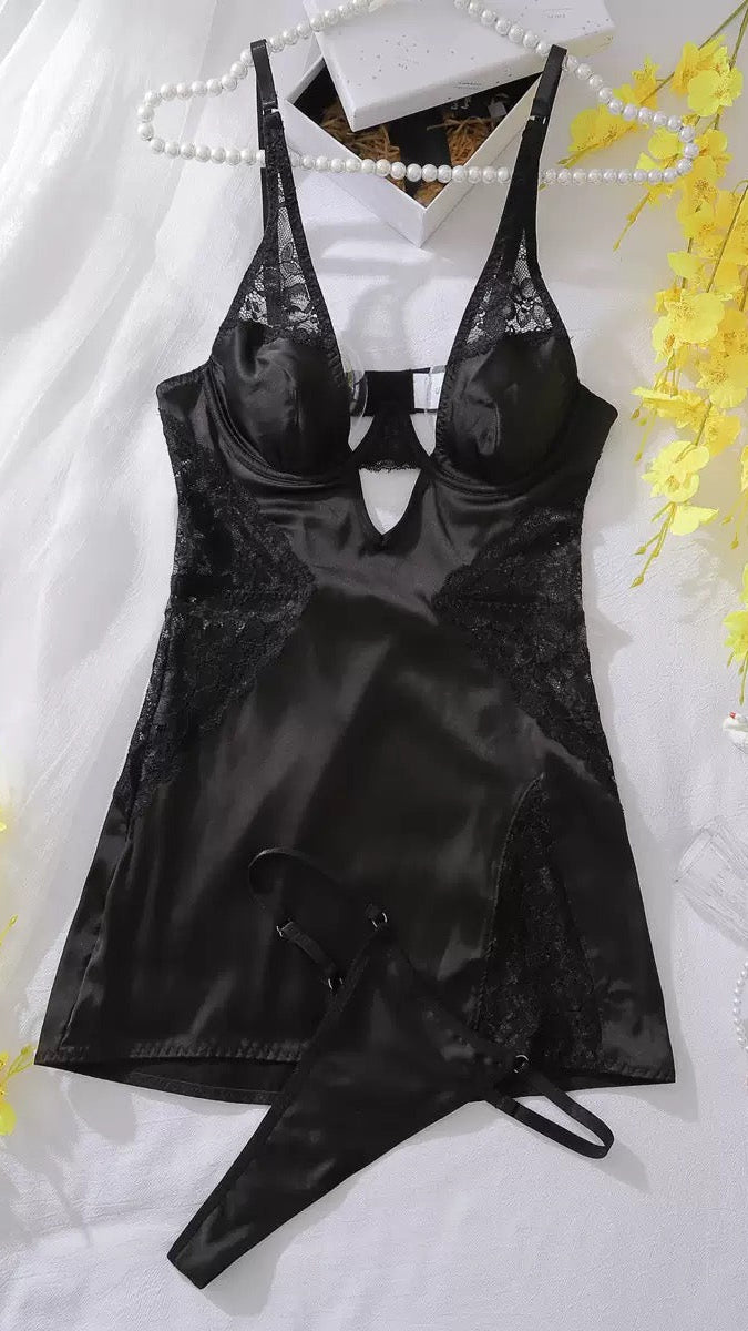 Сатин болон торон материал хосолсон  lingerie dress 2 хос