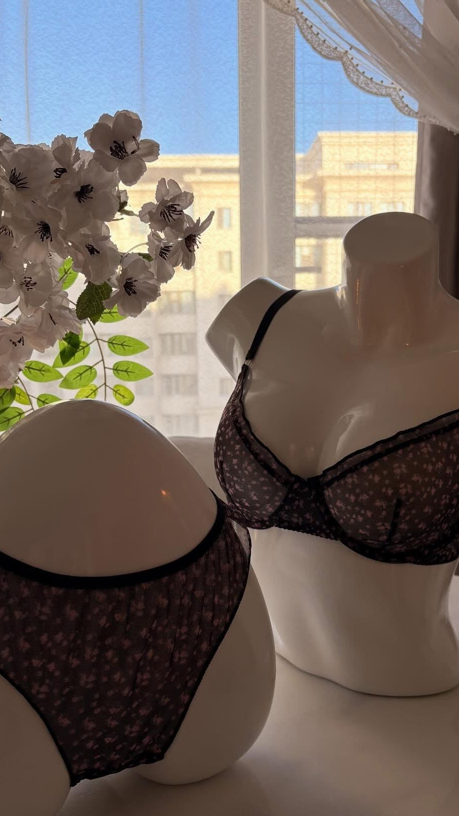 🌸 Зөөлөн торон, цэцгэн хээтэй 2 хос