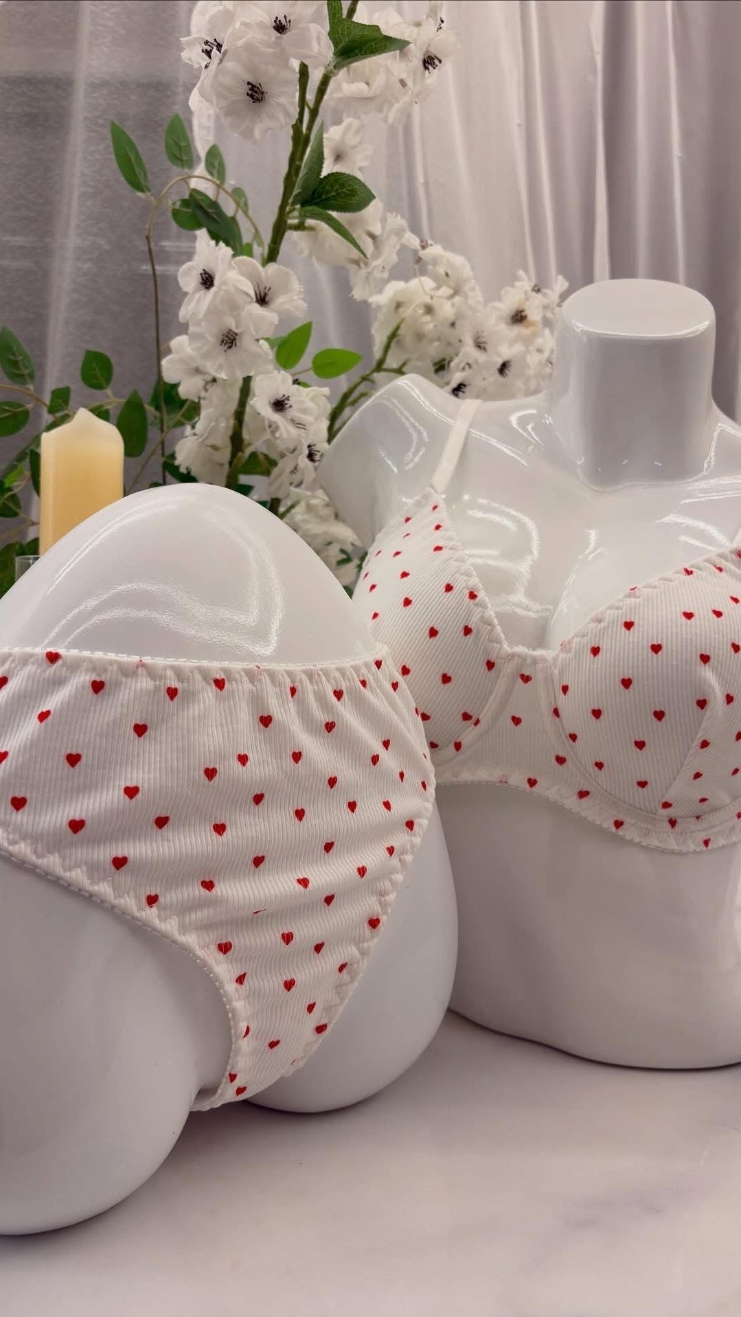 ❤️ Зүрхэн хээтэй зөөлөн 2 хос