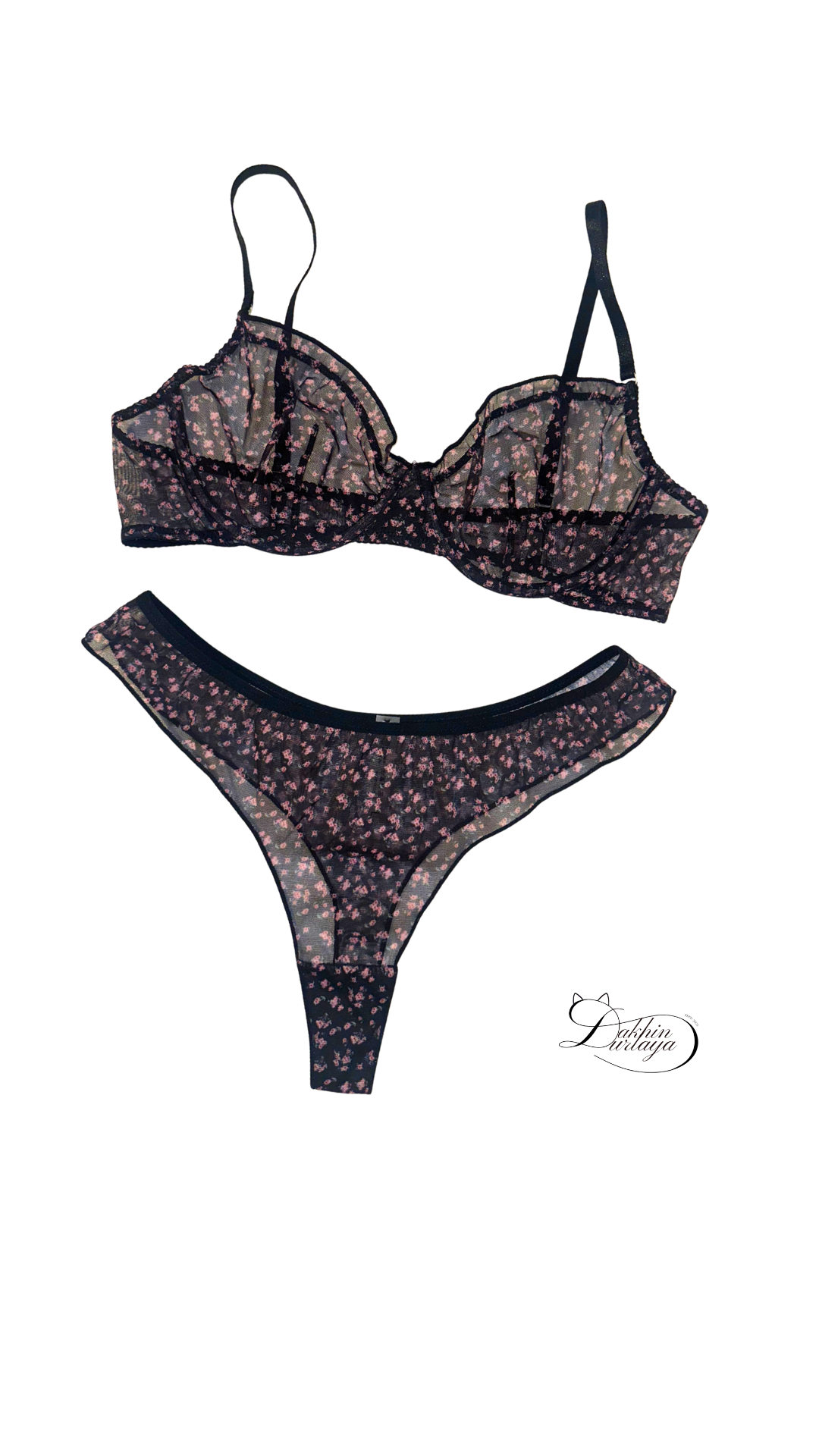 🌸 Зөөлөн торон, цэцгэн хээтэй 2 хос